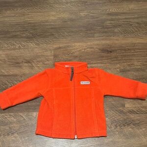 Columbia Orange Fleece Jacket